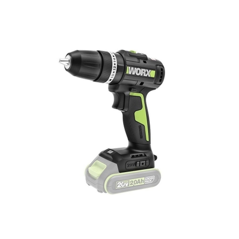 Máy Khoan Pin 20V Có Búa (Pin 5Ah + Sạc 6Ah) Worx WE213.15.6B