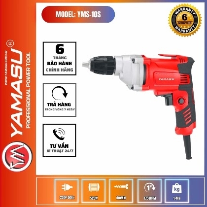 Máy Khoan Bắt Vít Cổ Nhôm - 3 Tầng Răng Yamasu YMS-10S