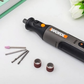 Máy Mài Khuôn Pin (8V, Cổng Sạc Type C, 5 Tốc Độ, 28000r/Phút) Worx WX106