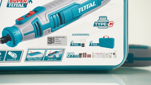 Máy Mài Khuôn Dùng Pin 8V 3.2mm Total TMGLI0801