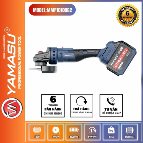 Máy mài cầm tay pin không bao gồm pin sạc Yamasu MMP10100G2