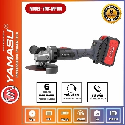 Máy Mài Dùng Pin 20V 100mm YMS-M20 MP100 Yamasu M20-MP100
