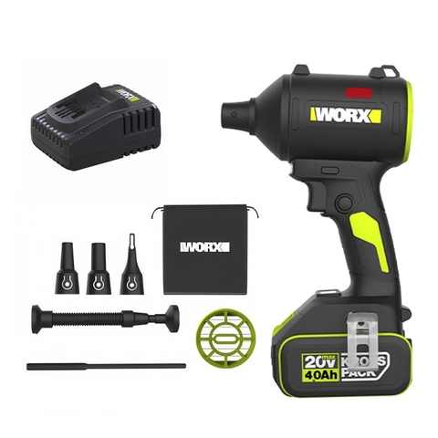 Máy thổi bụi dùng pin 20V Worx WU093 (1 Pin 4.0Ah, 1 Sạc)