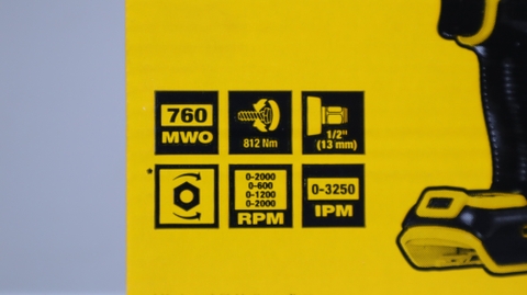 Thân Máy Vặn Bulong 20v Max Động Cơ Gắn Liền DEWALT DCF891N-B1
