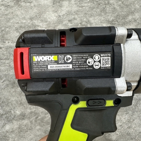 Máy vặn bu lông dùng pin 20V Worx WU270.9 (Chưa Pin & Sạc)
