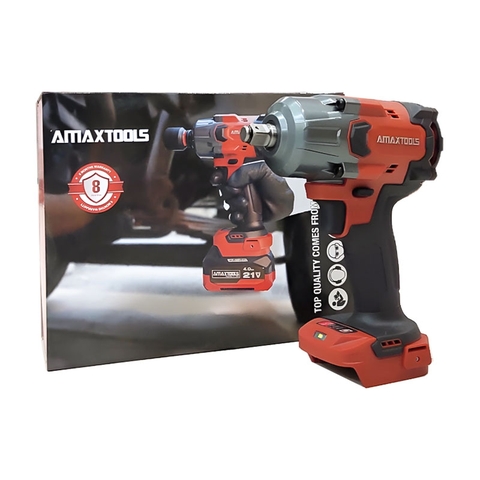 Máy Siết Bu Lông Pin 21V Amaxtools ABL85012SM 850Nm, Chưa Pin Sạc