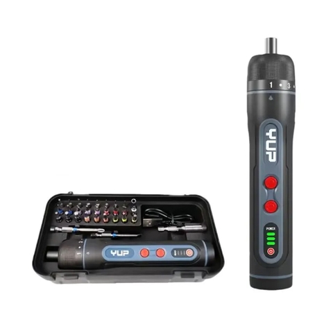 Máy Vặn Vít Điện Mini Yupai 4V Pin 2000mAh Lực Siết 5Nm 8 Cấp Chỉnh Lực Full Bộ - YP04-SD05B