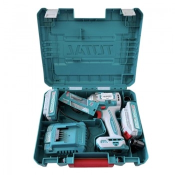 Máy Vặn Vít & Buloong Không Chổi Than Dùng Pin 20V (2 Pin 2.0Ah 1 Sạc) Total TIWLI20236