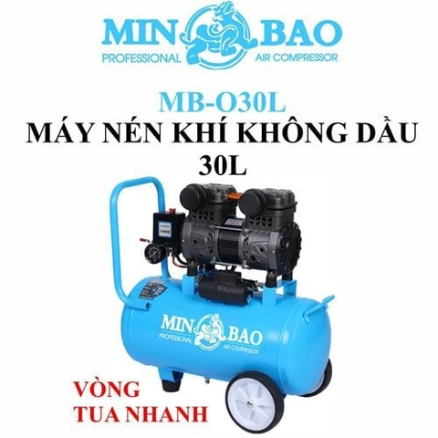 Máy nén khí không dầu Minbao MB-O30L (MBKD30L)