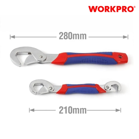 Mỏ lết đa năng bộ 2 cái size 6-32mm Workpro - WP202516