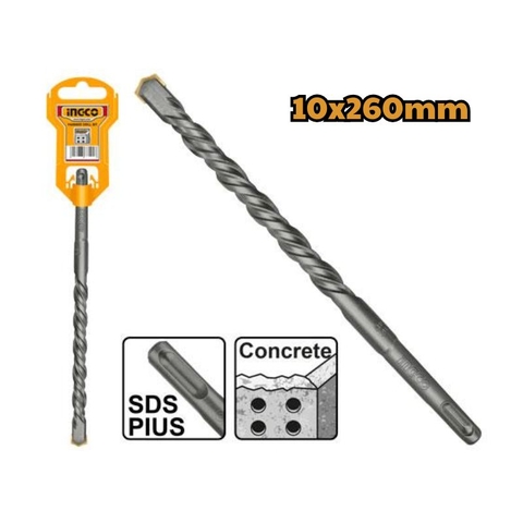 Mũi khoan bê tông đuôi gài 10x260mm INGCO DBH1211004