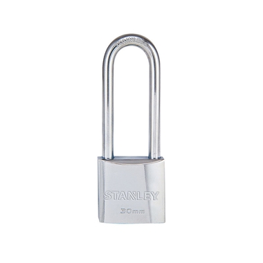 Ổ Khóa Hiệu Stanley USA, Chrome trắng, càng dài, rộng 30mm