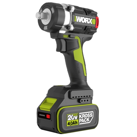 Máy vặn bu lông dùng pin 20V Worx WU270 (2 Pin 4.0Ah, 1 Sạc)