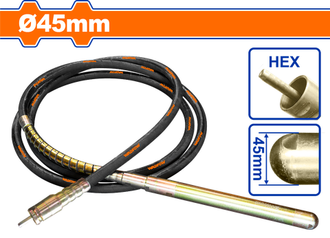 Dây Đầm Dùi Bê Tông Ø45mm WADFOW WVRP2A45