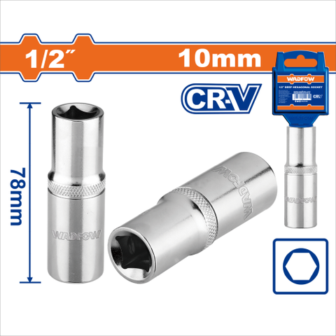 Đầu Tuýp Dài 1/2 inch-10mm WADFOW WSC7210