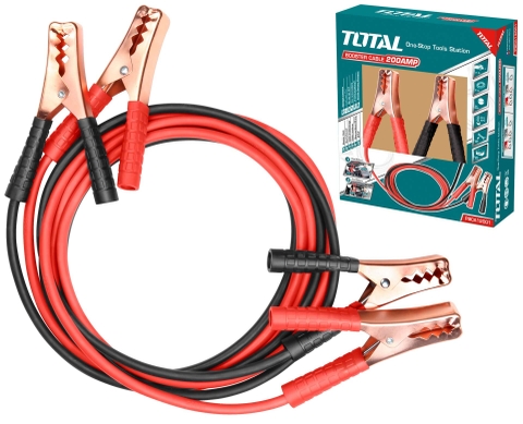Dây Cáp Sạc Bình 2.5 mét 200A TOTAL PBCA12001 chính hãng