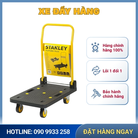Xe Đẩy Hàng 4 Bánh Gấp Gọn 150kg Stanley PC508