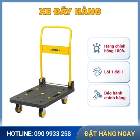 Xe Đẩy Hàng 4 Bánh Gấp Gọn 250kg Stanley PC509