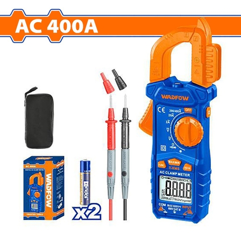 Đồng Hồ Kẹp AC Kỹ Thuật Số 400A 2000 Số Đếm WADFOW WDM6503