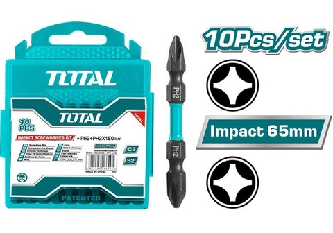 Mũi bắt vít hai đầu (có nam châm hít)Total TACIM16PH233