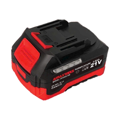 Pin Sạc Dụng Cụ Điện Amaxtools AP30021SM 21V, Dung Lượng 3.0Ah