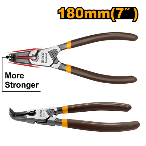 Kìm Mở Phe Vòng Trong Mũi Cong 180mm(7