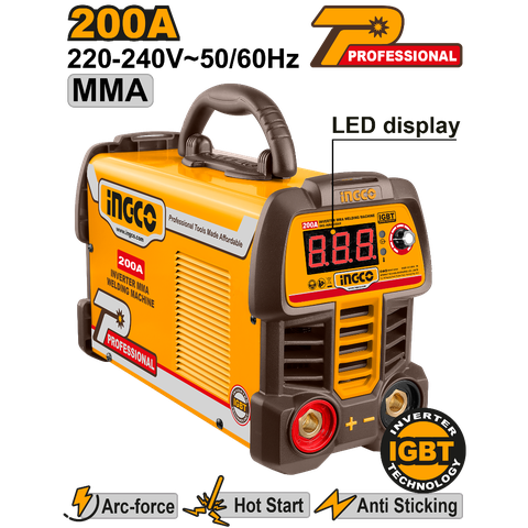 Máy Hàn Điện Tử MMA 200A 79V INGCO ING-MMA20069
