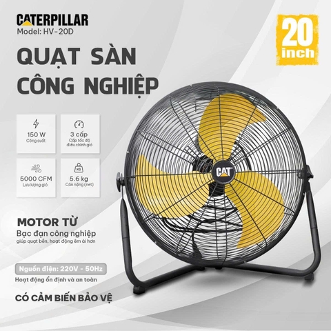 Quạt sàn công nghiệp Caterpillar 20'' HV-20D