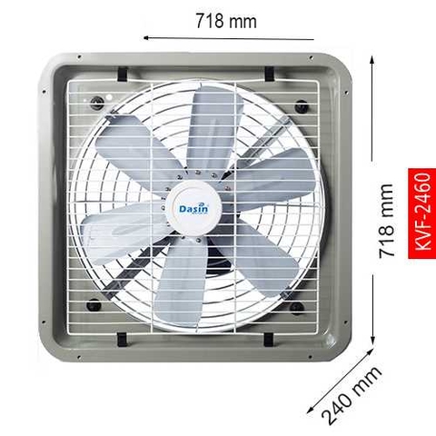 Quạt Thông Gió Công Nghiệp Dasin KVF-2460 chính hãng