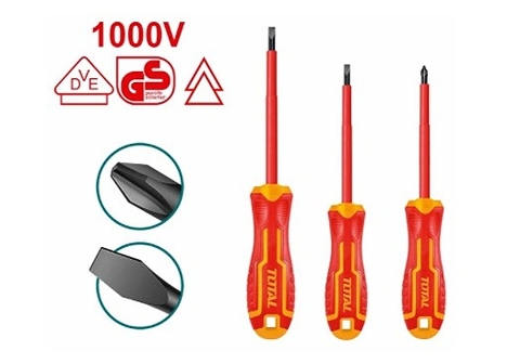 BỘ 3 TUA VÍT CÁCH ĐIỆN TOTAL THTIS036 XSAFE