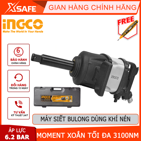 Máy vặn bu lông dùng khí nén INGCO AIW11222 1
