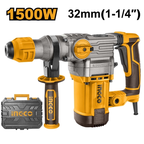 [Sale 8/8] Máy Khoan Đục Bê Tông INGCO 1500W 32mm RH150038