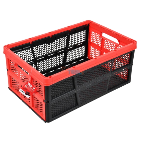 Rổ nhựa gấp gọn đa năng Bison BS011055 nhựa nguyên sinh bền chắc, kích thước50x33x22cm, có thể gấp gọn tiện lợi