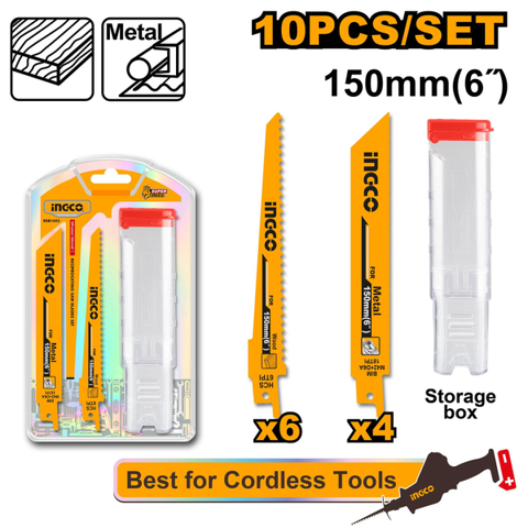 Bộ 10 Lưỡi Cưa Kiếm 150mm(6