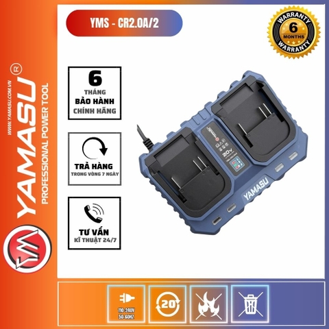 Sạc đôi M21 2.0A Yamasu YMS-CR2.0A/2
