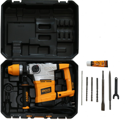 Máy khoan đục INGCO RH15008 công suất 1500W tiện dụng