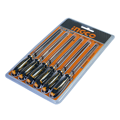Bộ giũa mini 6 chi tiết Ingco HKTF63 140mm Xsafe