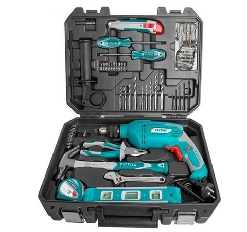 Bộ máy khoan búa 101 món 650W TOTAL THKTHP 1012E