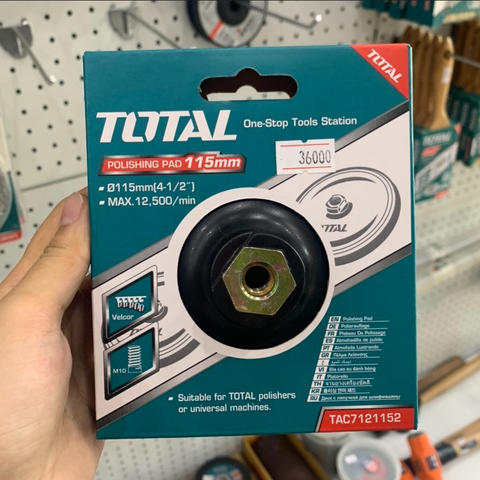 Đĩa cao su đánh bóng 100mm TOTAL TAC7121152 rẻ
