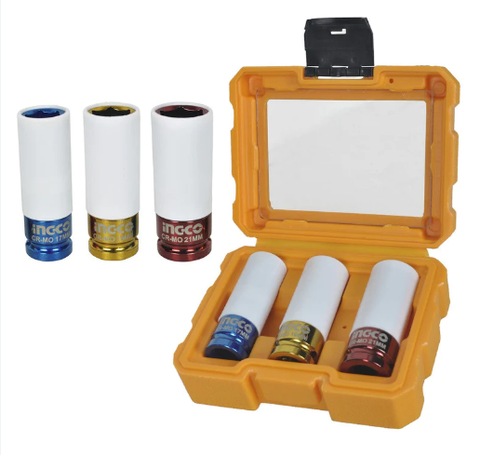 Bộ đầu tuýp màu 3 chi tiết Ingco HNMLNS031 chính hãng
