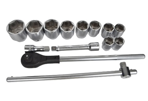 Bộ đầu tuýp có tay vặn 3/4'' 15 chi tiết INGCO HKTS034151 chính hãng
