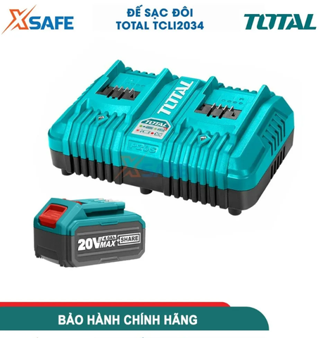 Sạc Đôi Thông Minh 20Vx4.0A Total TCLI2034 uy tính