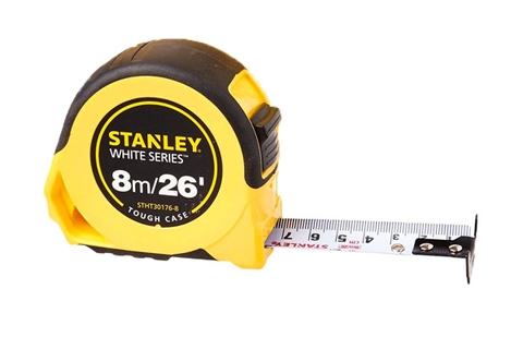 Thước Cuộn Thép 8m/26'-25mm Vỏ Gia Cường Stanley STHT30176-8