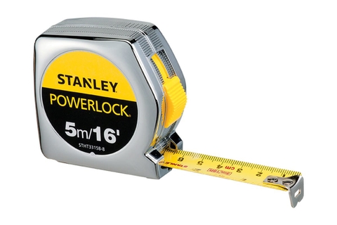 Thước Cuốn Thép Powerlock_16'/5m Plastic Case-19mm Stanley STHT33158-8
