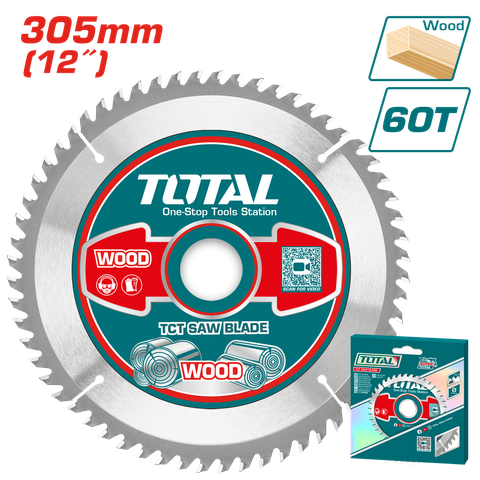 Lưỡi Cưa Gỗ Hợp Kim TCT 305mm 60 Răng Total TAC231923