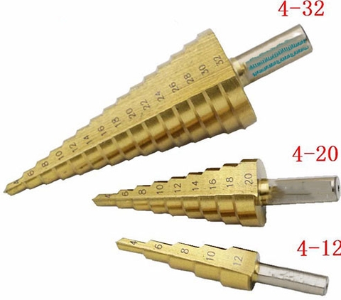 Bộ 3 mũi khoan chóp nón Total - TACSD2031 chính hãng