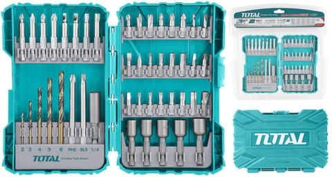 Bộ 45 Mũi Siết Vít Xoắn Total TACSDL24501