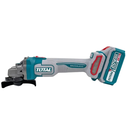 Máy Mài Góc Dùng Pin Không Chổi Than 20V (2  Pin 5.0Ah 1 Sạc) Total TAGLI2210032