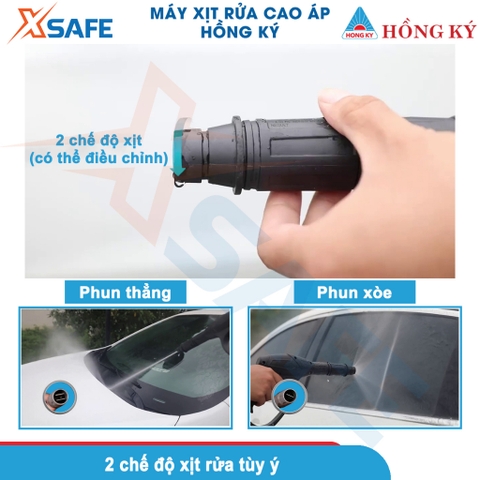 Máy xịt rửa cao áp có chỉnh áp Hồng Ký ZET MOTO cao cấp Premium ZT18 A000553