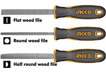 Bộ giũa gỗ 3 chi tiết 8' INGCO HKTFW0308